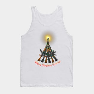 Merry Christmas Warrior (green) Tank Top